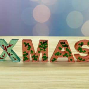 Merry Christmas Alphabet and Number Set