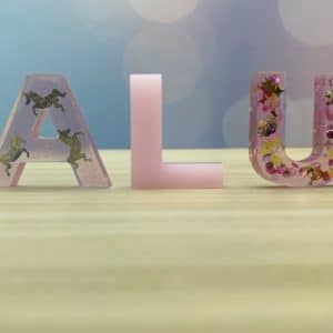 Unicorn Sparkle Alphabet & Number Set